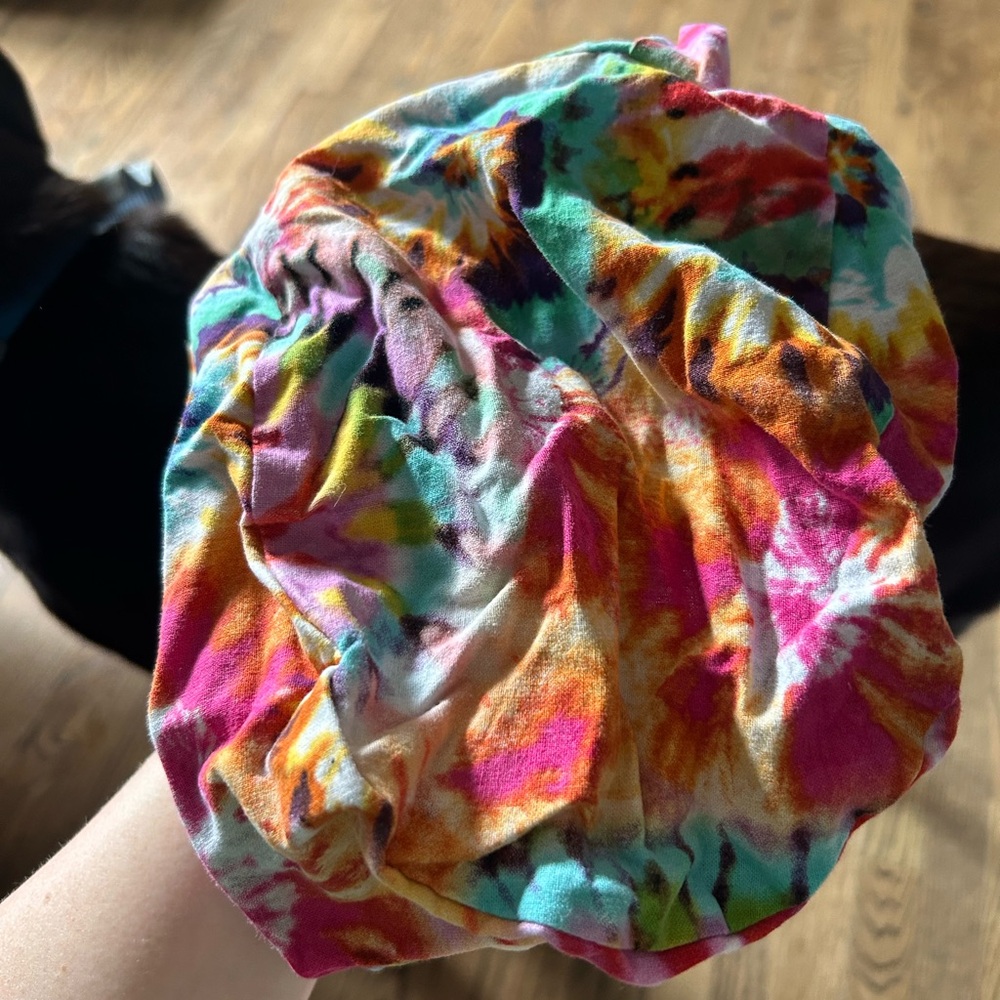Tie dye scrub cap